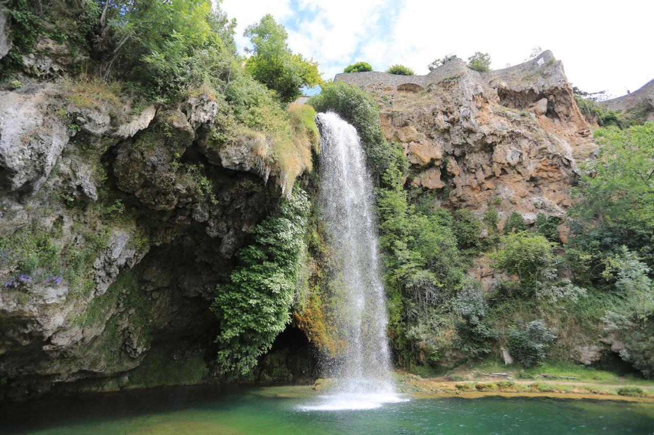 L'Oustal Pont-Les-Bains Hotel Salles-la-Source ภายนอก รูปภาพ